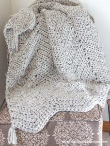 Chunky Chevron Crochet Blanket Pattern Easy Crochet