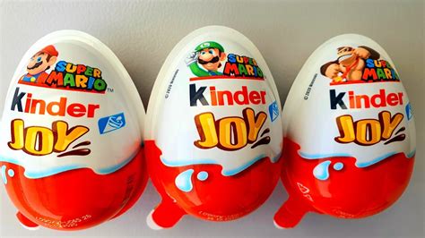 SUPER MARIO KINDER JOY YouTube