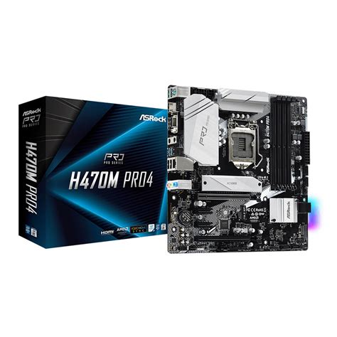 Mainboard เมนบอร์ด 1200 Asrock H470m Pro4