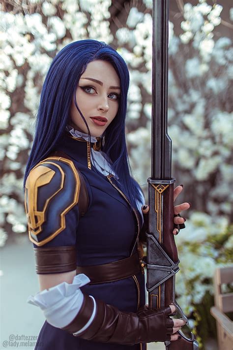 Amazing Cosplay On Twitter Caitlyn League Of Legends Arcane Model Lady Melamori Photo