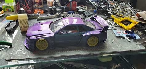 3D Print WIDEBODY KIT FOR SKYLINE R34 TAMIYA 1 24 MODELKITCults