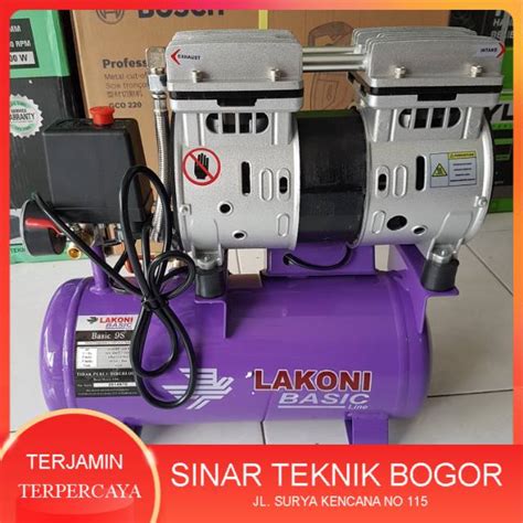 Jual Lakoni Kompresor Angin Oilless Basic 9S 8L 3 4HP Tanpa Oli