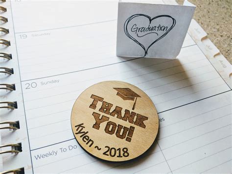 Graduation Token Graduation Thank You Favors Graduation Etsy