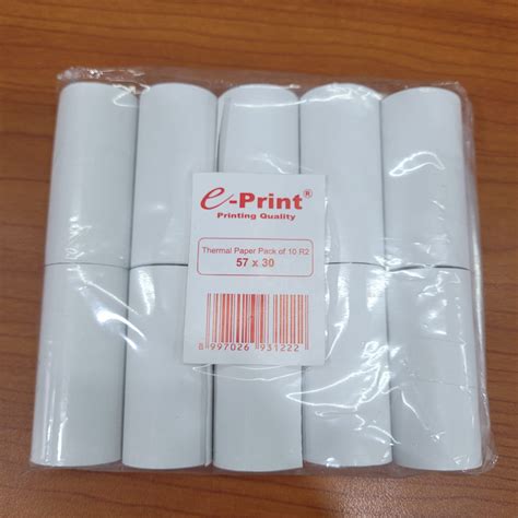 Jual Kertas Thermal 57 X 30 Kertas Struk Kasir 57x30 Mm 10 Roll