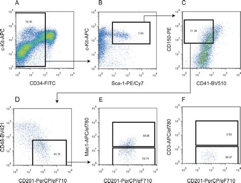 Lineage Marker Expression On Mouse Hematopoietic Stem Cells