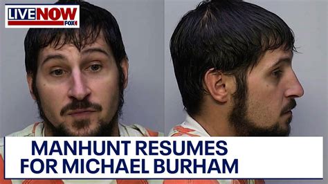 Michael Burham Manhunt Escaped Murder Suspect On The Run Livenow