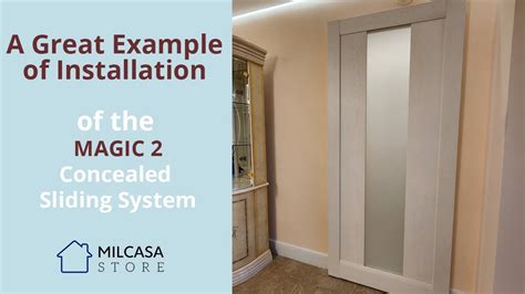 Milcasa Store Magic Wall Mount Concealed Sliding System For Wood