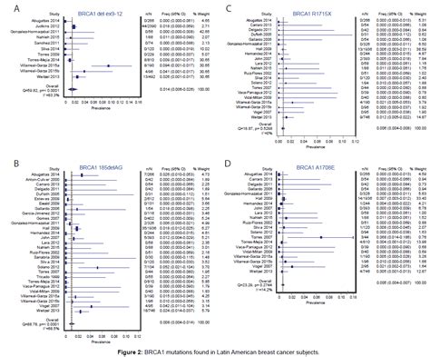 Common Brca1 And Brca2 Mutations Among Latin American Breast Canc