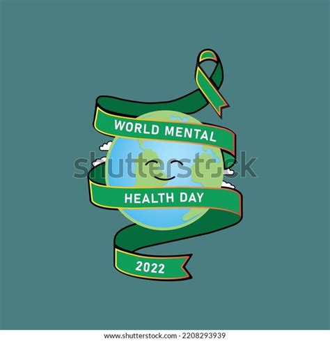 World Mental Health Day Vector Logo Stock Vector (Royalty Free ...