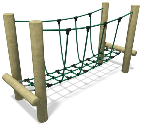 Children Rope Net Bridge Playground - Buy Rope Bridge,Net Bridge,Wooden ...