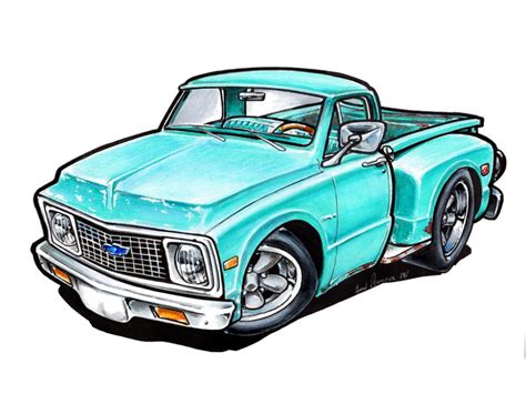 Chevy C10 Chevy Pickups Chevy Trucks Cars Trucks Art Drawings