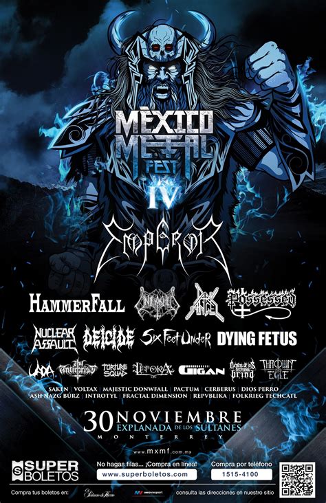 Conoce El Cartel Oficial De Mexico Metal Fest Revista Spot Mx