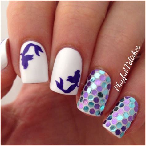 MERMAID NAIL ART Mermaid Nails Mermaid Nail Art Nails