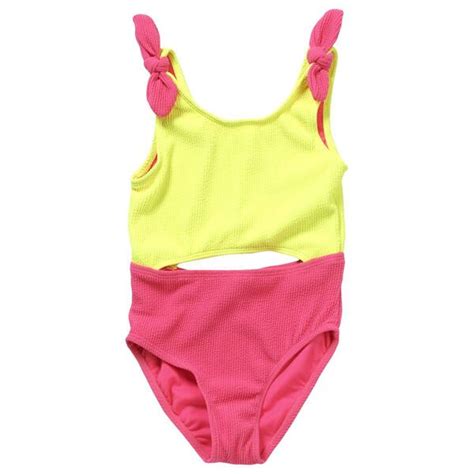 Girls 7 16 Kensie Girl Color Block Monokini One Piece Swimsuit Boscovs