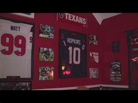 Take A Look Inside The Ultimate Houston Texans Man Cave Youtube