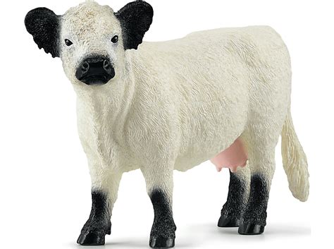 Schleich 13960 Galloway Kuh Spielfigur Weißschwarz Mediamarkt