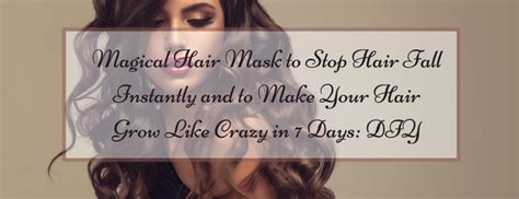 Magical Hair Mask To Stop Hair Fall Instantly And To Make Your Hair