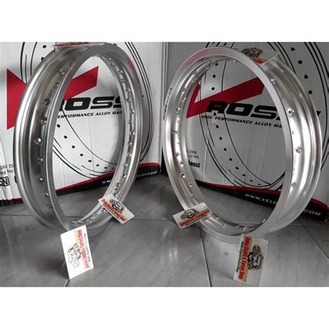 Jual Velg Lebar 215 17 250 17 Merk Rossi Silver Polis Shopee Indonesia