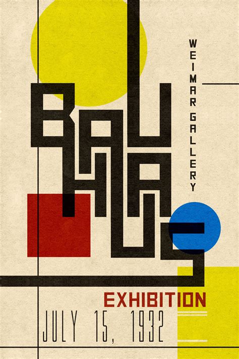 Typography Bauhaus Art