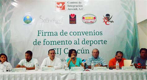 Firma convenios el CIJ para fomentar el deporte Cancún Mío