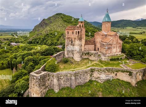 aerial view   georgia landmarks stock photo alamy