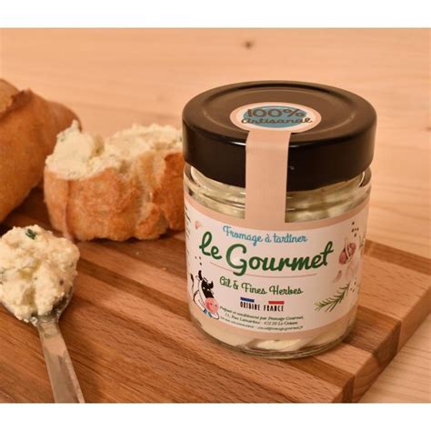 Fromage à tartiner Le Gourmet Ail Fines Herbes