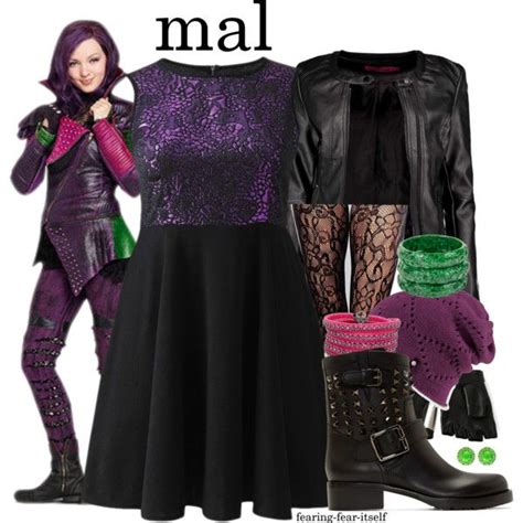 disneybound descendants - Mal | Descendants clothes, Themed outfits, Tv ...