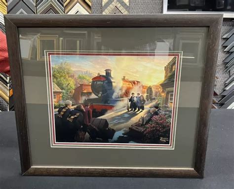 Harry Potter Hogwarts Express Thomas Kinkade Custom Framed Print Coa