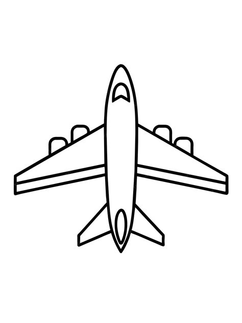 Premium Vector A Black And White Drawing Of A Plane With A Black And