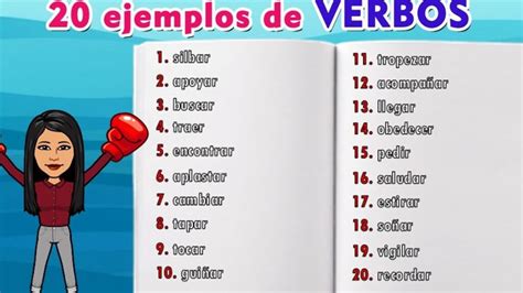 Ejemplos De Verbos Aprende A Conjugarlos Correctamente