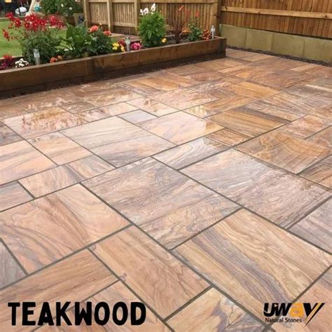 Polished Teakwood Sandstone Tiles And Slab For Flooring At Rs 105 Sq