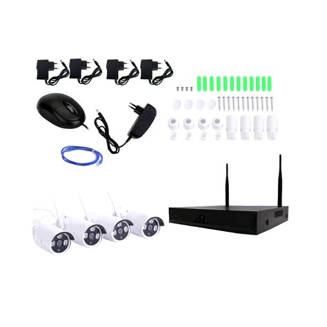 Kit Surveillance Sans Fil Syst Me De S Curit Wifi G Dvr Cam Ra