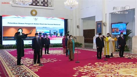 Presiden Jokowi Lantik Megawati Jadi Dewan Pengarah Brin Video