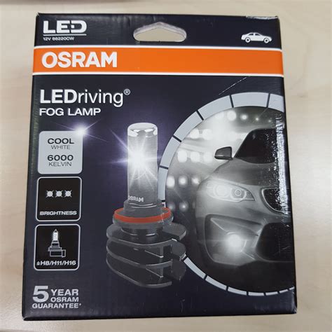 66220CW ЛАМПА H11 /H8 /H16 12V LED (PGJ19-) 6000K LEDRIVINGFOG LAMP (К ...