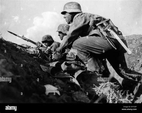 Soldaten Der Waffen SS An Der Ostfront 1941 Stockfotografie Alamy