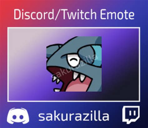 Gible Emote Twitchdiscord Etsy