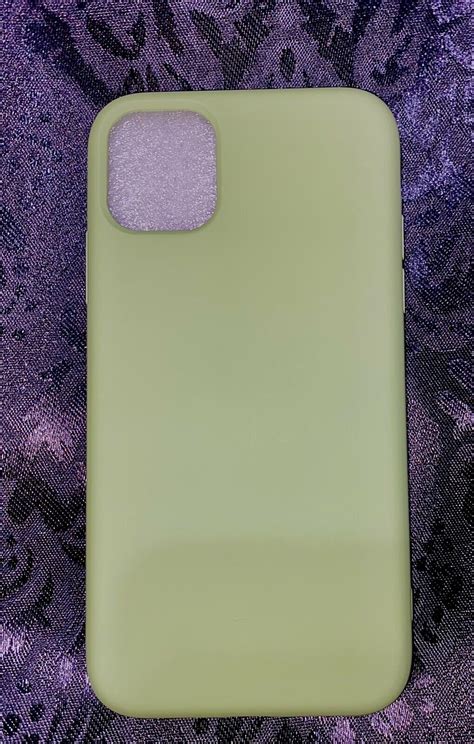 Iphone 11 Bumper Case Matte Silicon Sage Green New Ebay