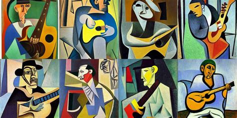 The Old Guitarist Is An Oil Painting By Pablo Picasso Stable