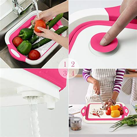 Rottogoon Collapsible Cutting Board Foldable Chopping Board With