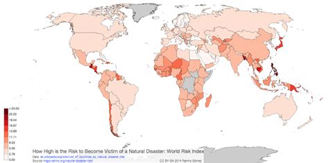 Here S How Likely You Are To Suffer From A Natural Disaster Around The