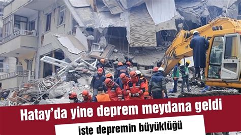 Son Dakika Haberi Hatay Da Yine Deprem Meydana Geldi TRABZON HABER