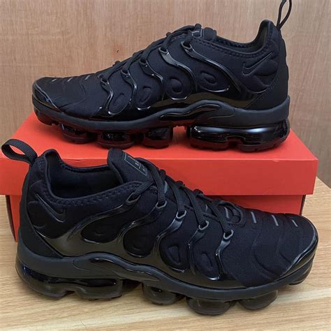 Nike Air VaporMax Plus Black Like New Men’s UK... - Depop