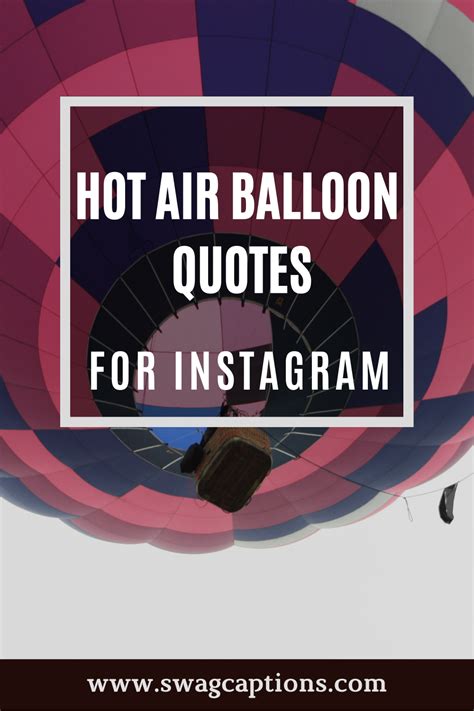 Hot Air Balloon Quotes For Instagram Hot Air Balloon Quotes Balloon