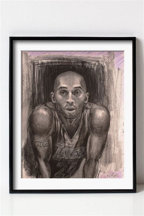 Kobe Bryant Poster Mamba Mentality Los Angeles Lakers Etsy Kobe