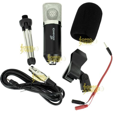 Sopro Divino Musical Kit Microfone Condensador Soundcasting