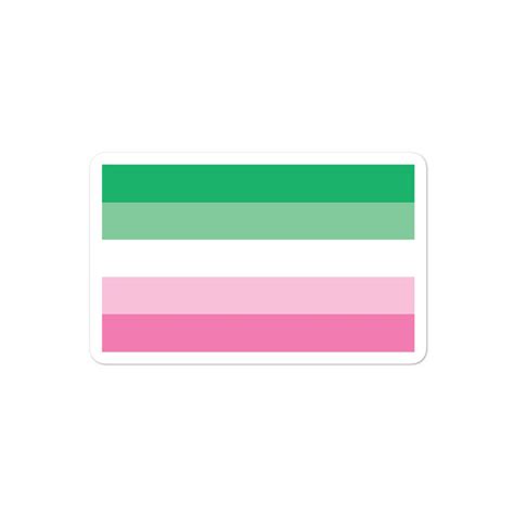 Abrosexual Pride Flag Vinyl Sticker Gay Pride Flag Lgbtq Etsy