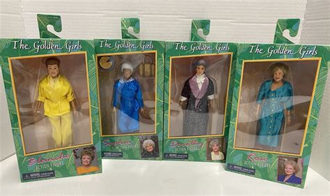 Neca Golden Girls Doll Set Of 4 Figures Dorothy Rose Blanche Sophia