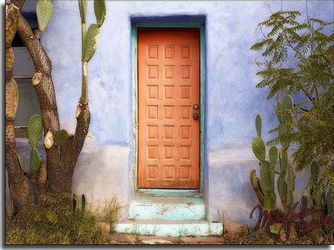 Lovely Door And Wall In Tuscon Tucson Arizona Rustic Doors Door Locks