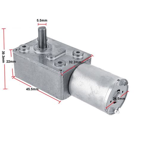 Dc V De Reducci N Motor Gusano Reversible Alto Par Turbo