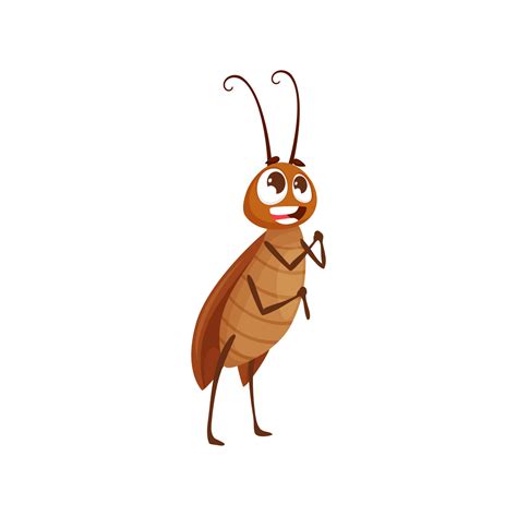 Cartoon Cockroach Character With Big Eye Begging 22794746 Vector Art At Vecteezy